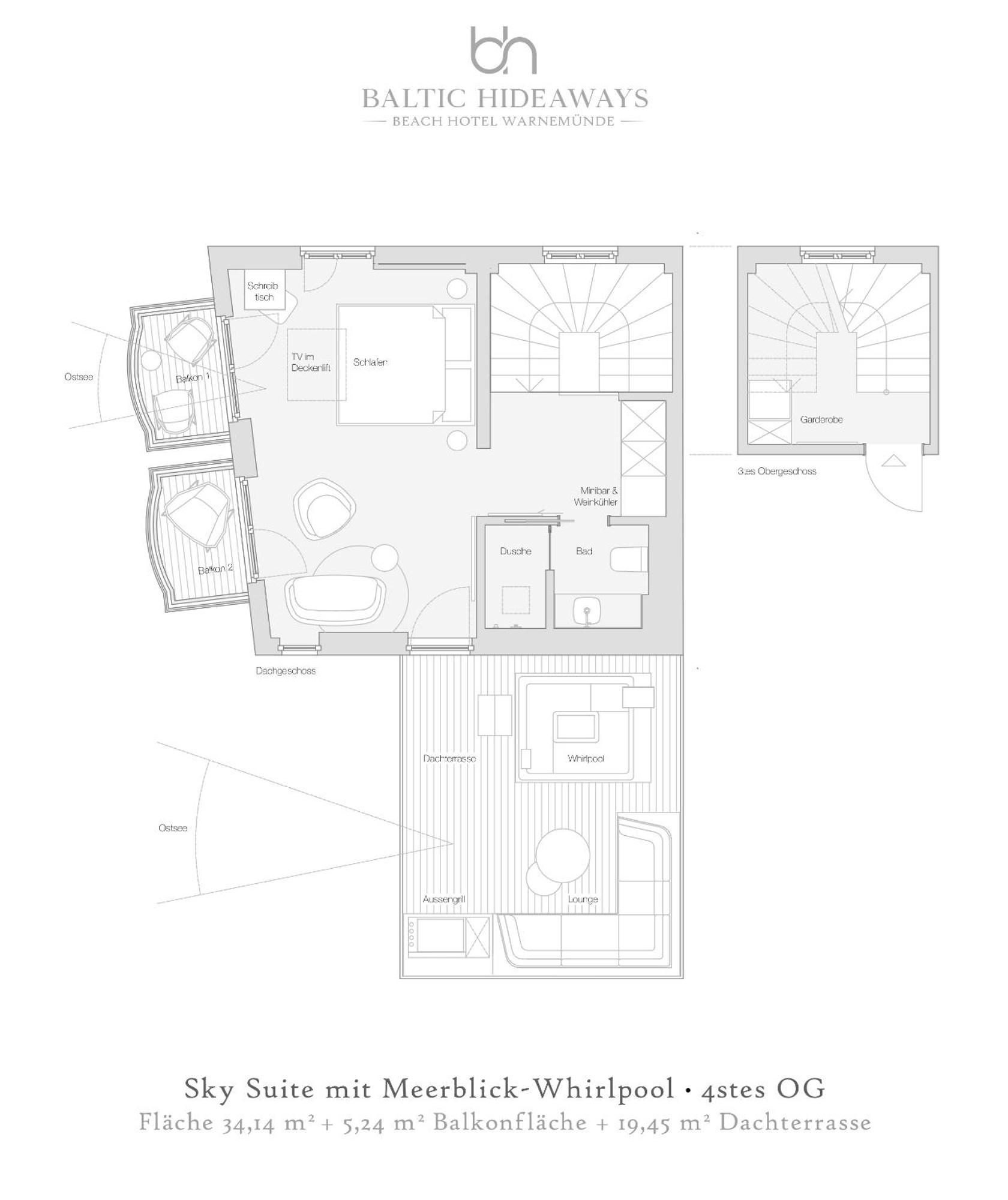Baltic Hideaways Beach Hotel Warnemuende Rostock Chambre photo